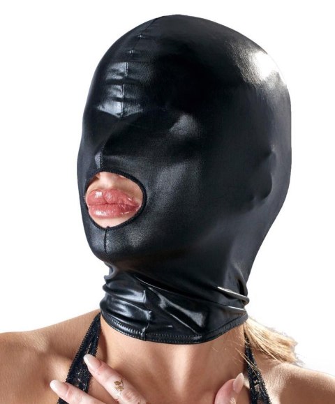 Maska BDSM Bad Kitty czarna poliester