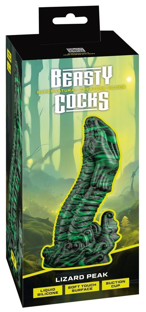 Dildo Beasty Cocks Lizard Peak silikonowe 22 cm
