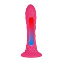 Dildo termoreaktywne Dreamy Silexd Fantasy Line różowe 18 cm