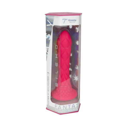 Dildo termoreaktywne Dreamy Silexd Fantasy Line różowe 18 cm