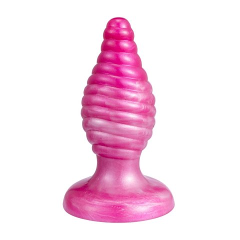 Korek analny Cherry Silexd spiralny perłowo różowy 9,2 cm