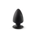 Korek analny Silexd Model 1 L czarny 9 cm
