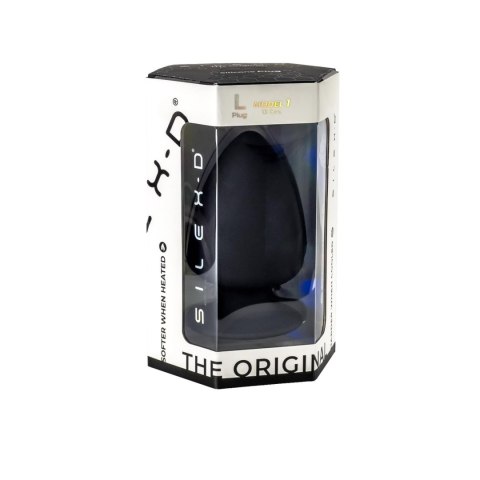 Korek analny Silexd Model 1 L czarny 9 cm