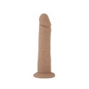 Realistyczne dildo z ciekłego silikonu z przyssawką Silexd 20 cm