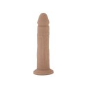 Realistyczne dildo z ciekłego silikonu z przyssawką Silexd 20 cm