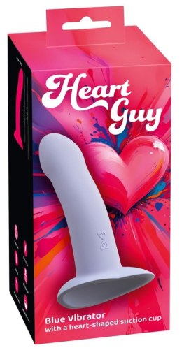Wibrator punktu G Heart Guy niebieski silikonowy USB You2Toys