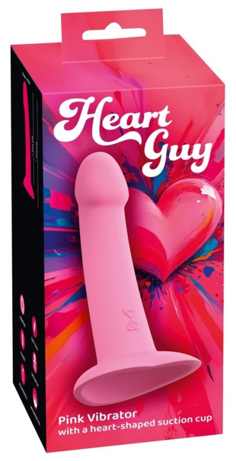 Wibrator punktu G You2Toys Heart Guy różowy silikonowy USB