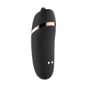 Stymulator licking Rosy Gold z etui ładującym czarny