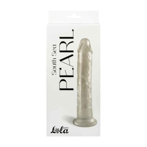 Dildo perłowe Pearl realistyczne 20 cm z przyssawką