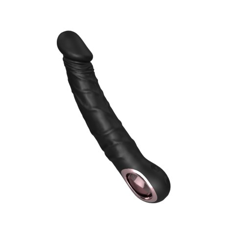 Wibrator Jump-O czarny silikonowy realistyczny USB wodoodporny