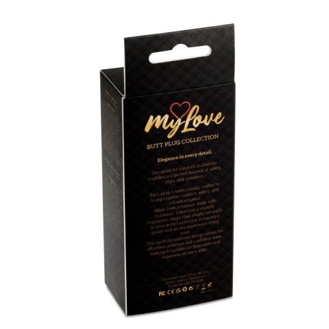 MyLove Toys - Jewellery Silver PLUG- Clear