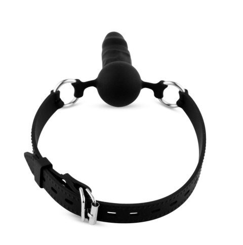 Knebel kulkowy penisowy silikonowy 3,8 cm regulowany HeavyFun