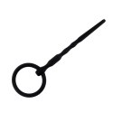 Silikonowy penis plug z kanałem B Series HeavyFun 13,5 cm