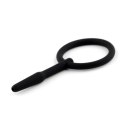 Silikonowy plug do penisa z kanałem HeavyFun 8,5 cm