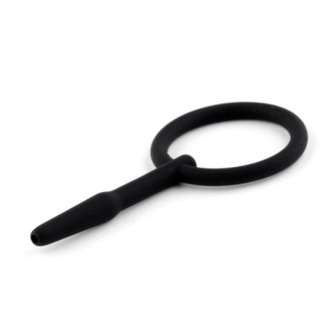 Silikonowy plug do penisa z kanałem HeavyFun 8,5 cm