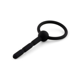 Silikonowy plug penisowy z kanałem HeavyFun 10,5 cm