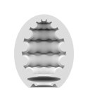 Jajko masturbator hydroaktywne Satisfyer Eggcited Riffle jasnozielone 7 cm