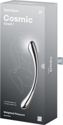 Dildo dwustronne ze stali nierdzewnej Satisfyer Cosmic Crest 1