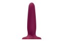 Dildo podwójne z przyssawką Fun Factory Ryde bordowe