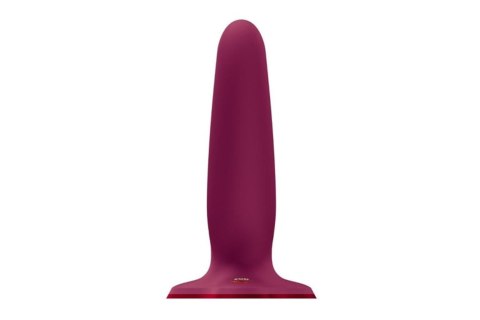 Dildo podwójne z przyssawką Fun Factory Ryde bordowe