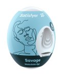 Jajko masturbator hydroaktywne Satisfyer Savage jasnoniebieskie