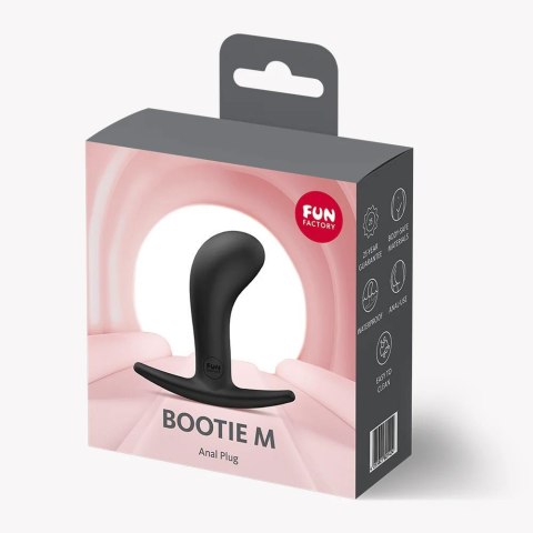 Korek analny silikonowy Fun Factory Bootie M czarny 9,3 cm
