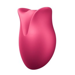 Stymulator łechtaczki air pulse silikonowy Fun Factory Belle czerwony USB