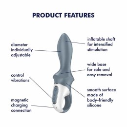 Wibrator analny pompowany Satisfyer Air Pump Booty 1 USB