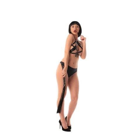 Czarny flogger Fantasy 65 cm