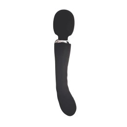 Czarny wibrator łechtaczkowy punktu G Fantasy silikonowy USB 24 cm