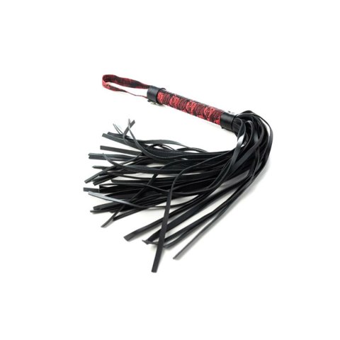 Flogger czerwony i czarny Fantasy 44 cm