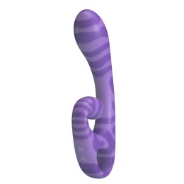 Dwustronny stymulator łechtaczki Pretty Love Sumner fioletowy silikonowy