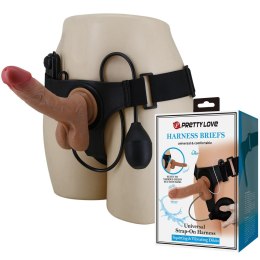 Realistyczny strapon z wibracją i squirtingiem Pretty Love