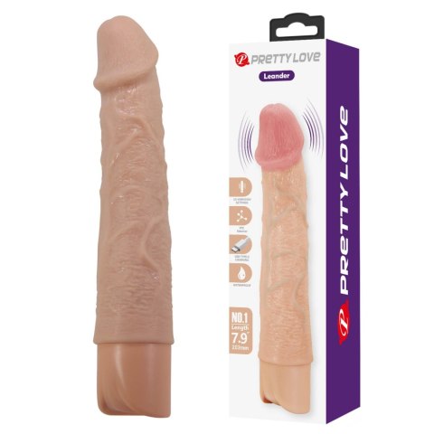 Realistyczny wibrator dildo Pretty Love Leander USB