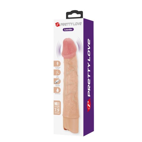 Realistyczny wibrator dildo Pretty Love Leander USB