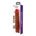 Realistyczny wibrator dildo Pretty Love Rufus brązowy USB