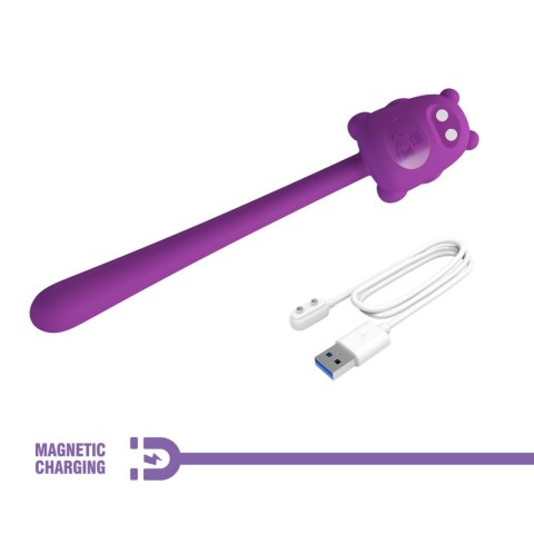 Stymulator łechtaczki Pretty Love Cute Bear silikonowy 7 wibracji USB