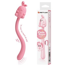Stymulator łechtaczki Pretty Love Cute Bunny silikonowy USB 7 wibracji