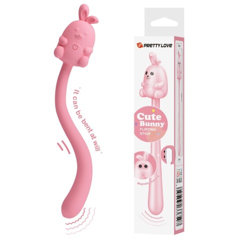 Stymulator łechtaczki Pretty Love Cute Bunny silikonowy USB 7 wibracji