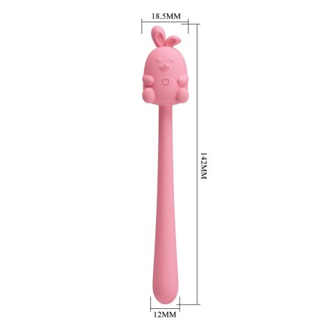 Stymulator łechtaczki Pretty Love Cute Bunny silikonowy USB 7 wibracji