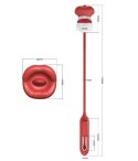 Wibrator różany z lizaniem Pretty Love czerwony USB