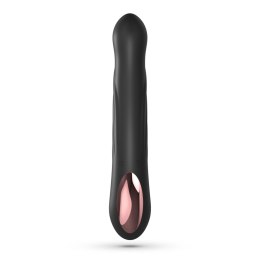 Wibrator króliczek Crushious Lapin silikonowy czarny USB 21,5 cm