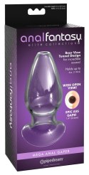 Wydrążony korek analny Anal Fantasy Elite szklany 12 cm