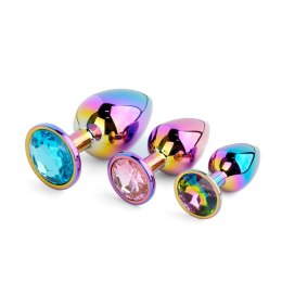 Zestaw korków analnych ze stali nierdzewnej multicolor B Series HeavyFun