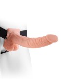 FETISH FANTASY SERIES 9 INCH HOLLOW STRAP-ON WITH BALLS LIGHT