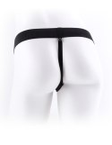 FETISH FANTASY SERIES 9 INCH HOLLOW STRAP-ON WITH BALLS LIGHT