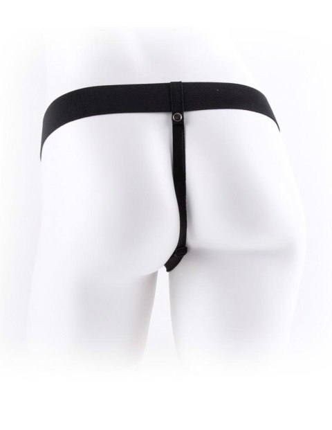 FETISH FANTASY SERIES 9 INCH HOLLOW STRAP-ON WITH BALLS LIGHT