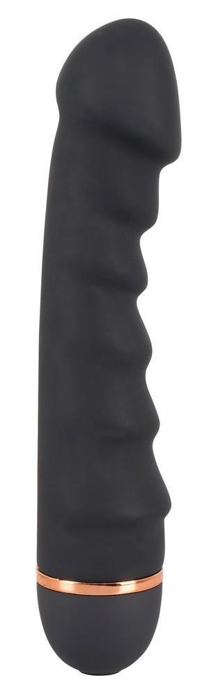 Wibrator realistyczny You2Toys Bendy Ripple czarny 16,5 cm