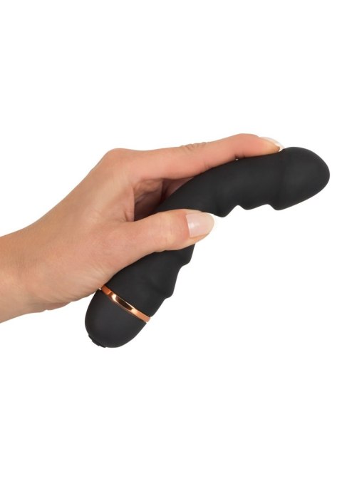 Wibrator realistyczny You2Toys Bendy Ripple czarny 16,5 cm
