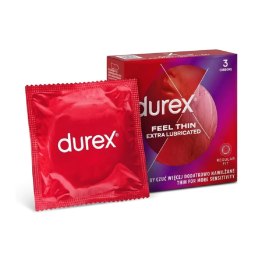 Prezerwatywy Feel Thin Extra Lubricated 3 szt. Durex